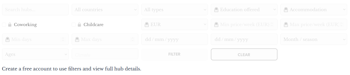Locked / Logged-Out View