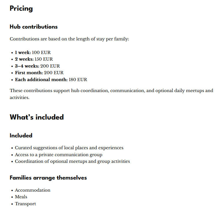 Pricing and what’s included